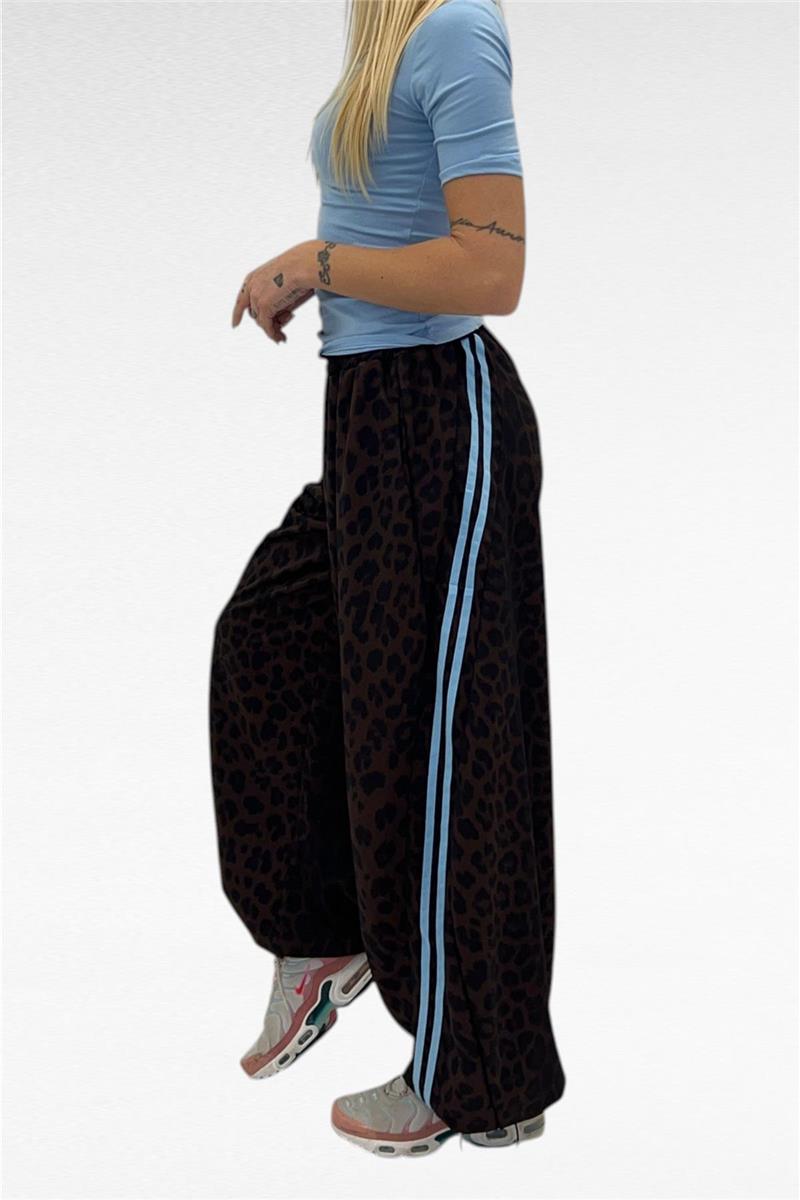 pantalone modello balloon virgola animal